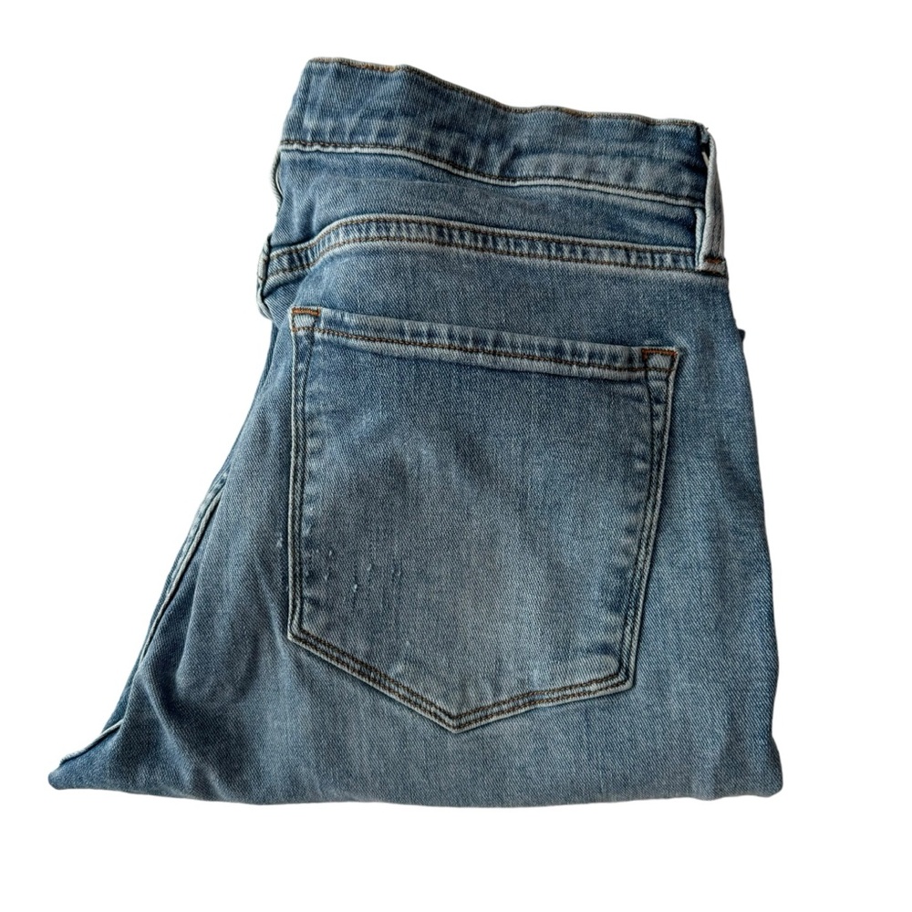 Frame Denim Le Garçon Degradable Aura Rips Distressed Relaxed Straight Leg Jeans